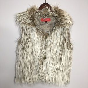 Akira faux fur vest.